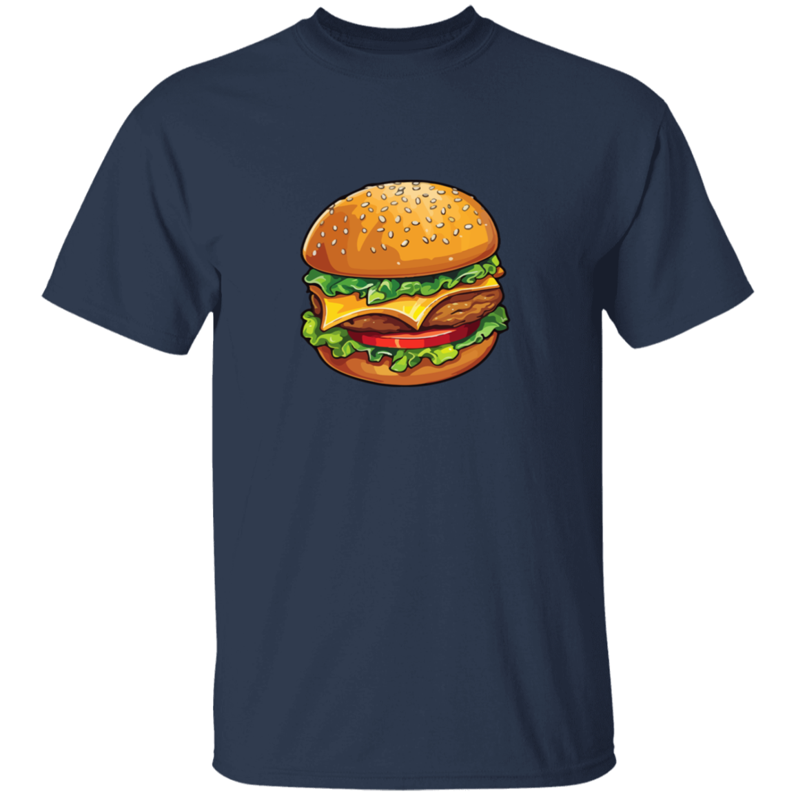 Couples Matching Valentines Hamburger & Fries T-Shirt