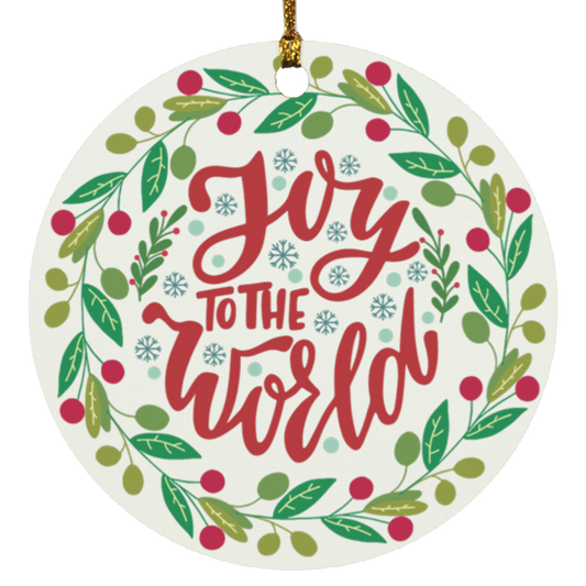 Joy to the World Ornament