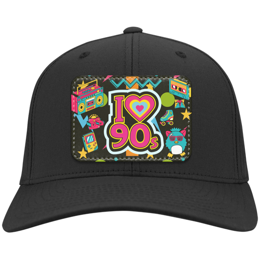 I Love The 90’s Retro Design Twill Cap - Patch