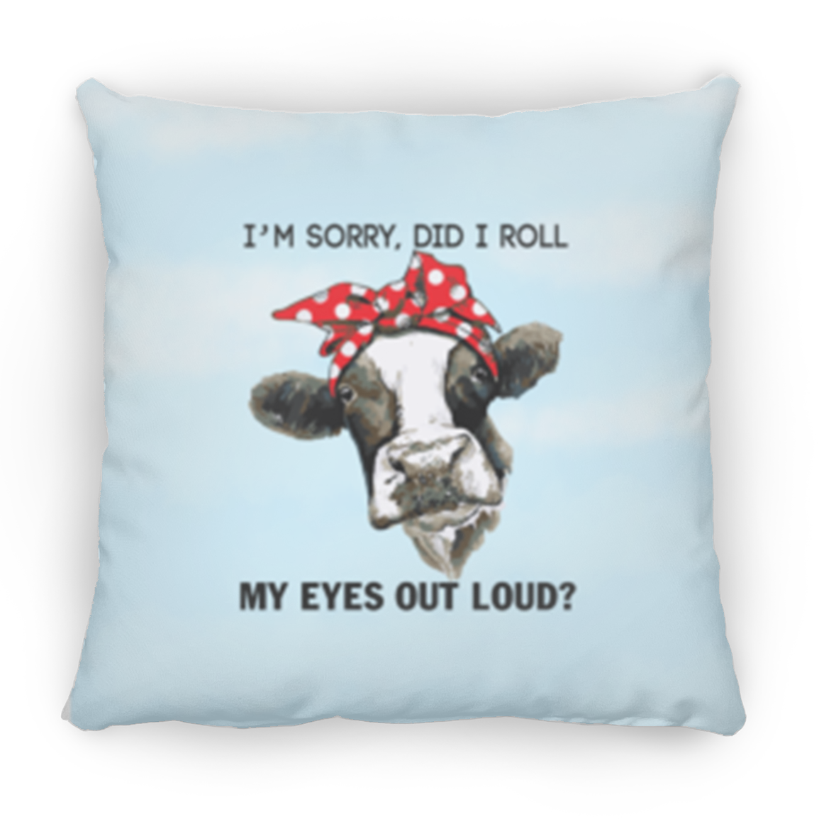 Sassy Cow Pillow