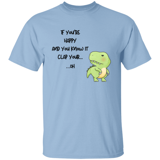 Clapless Carnivore Funny T-Rex Nursery Rhyme T-Shirt