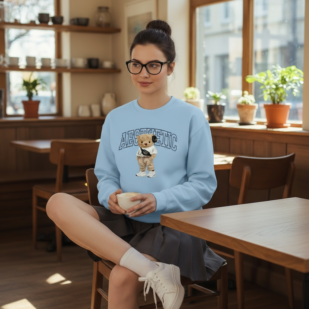Aesthetic Bear Sweatshirt