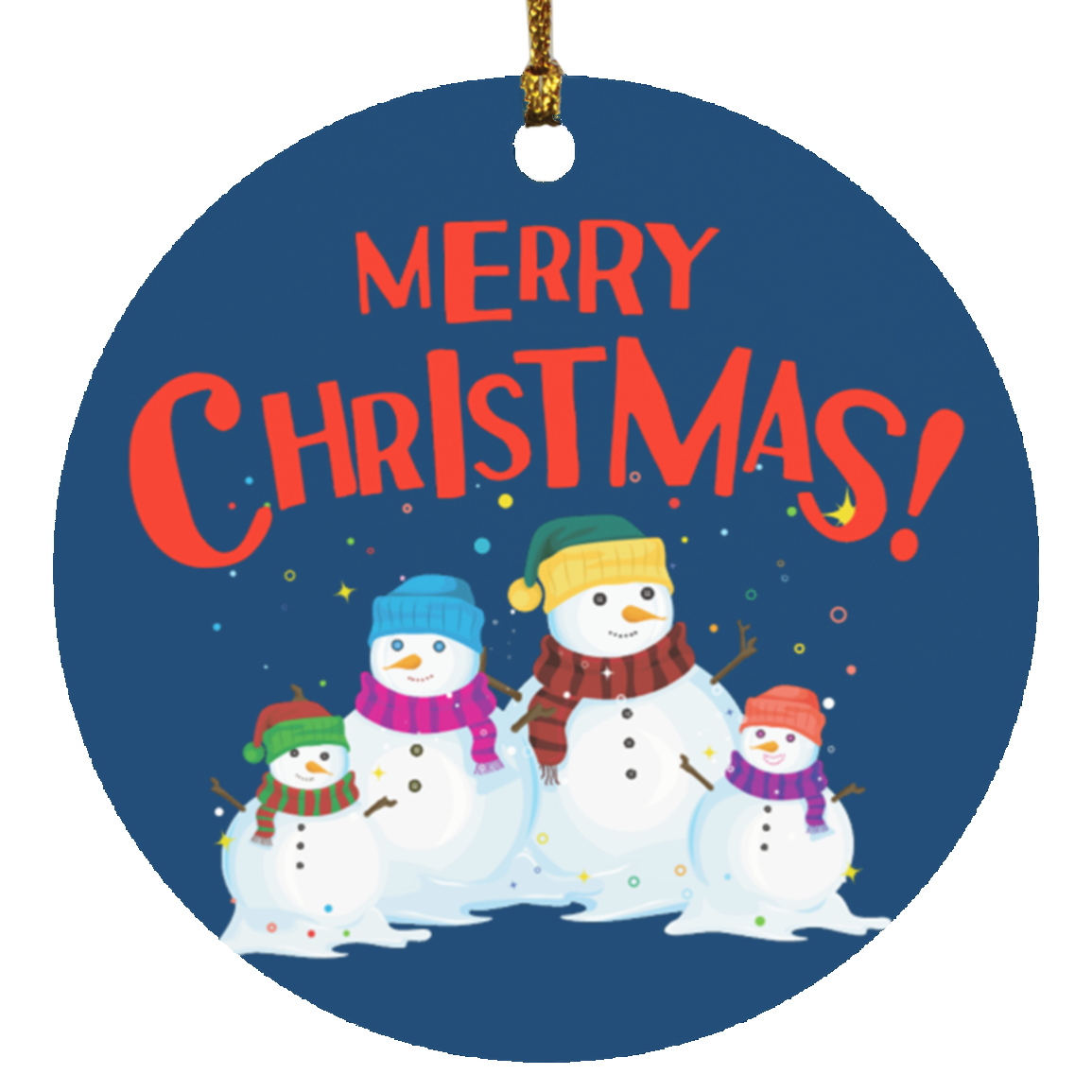 Snowman Family Ornament