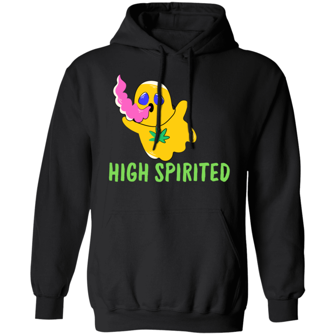 High Spirited Ghost Pullover Hoodie