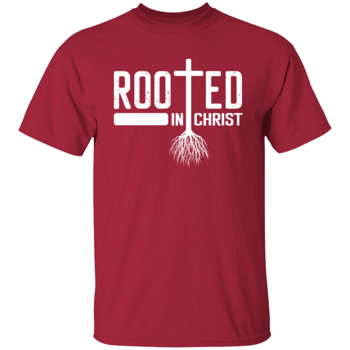 Rooted In Christ T-Shirt, Deep Relationship in Christ T-Shirt, Gift for Him Gift for Her