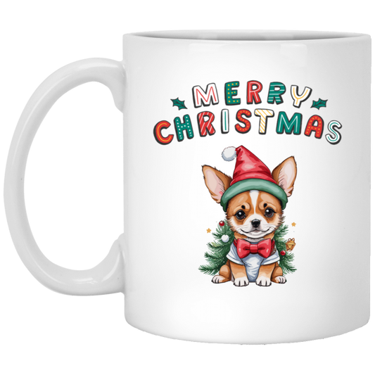 Woofing You A Merry Christmas 11oz White Mug