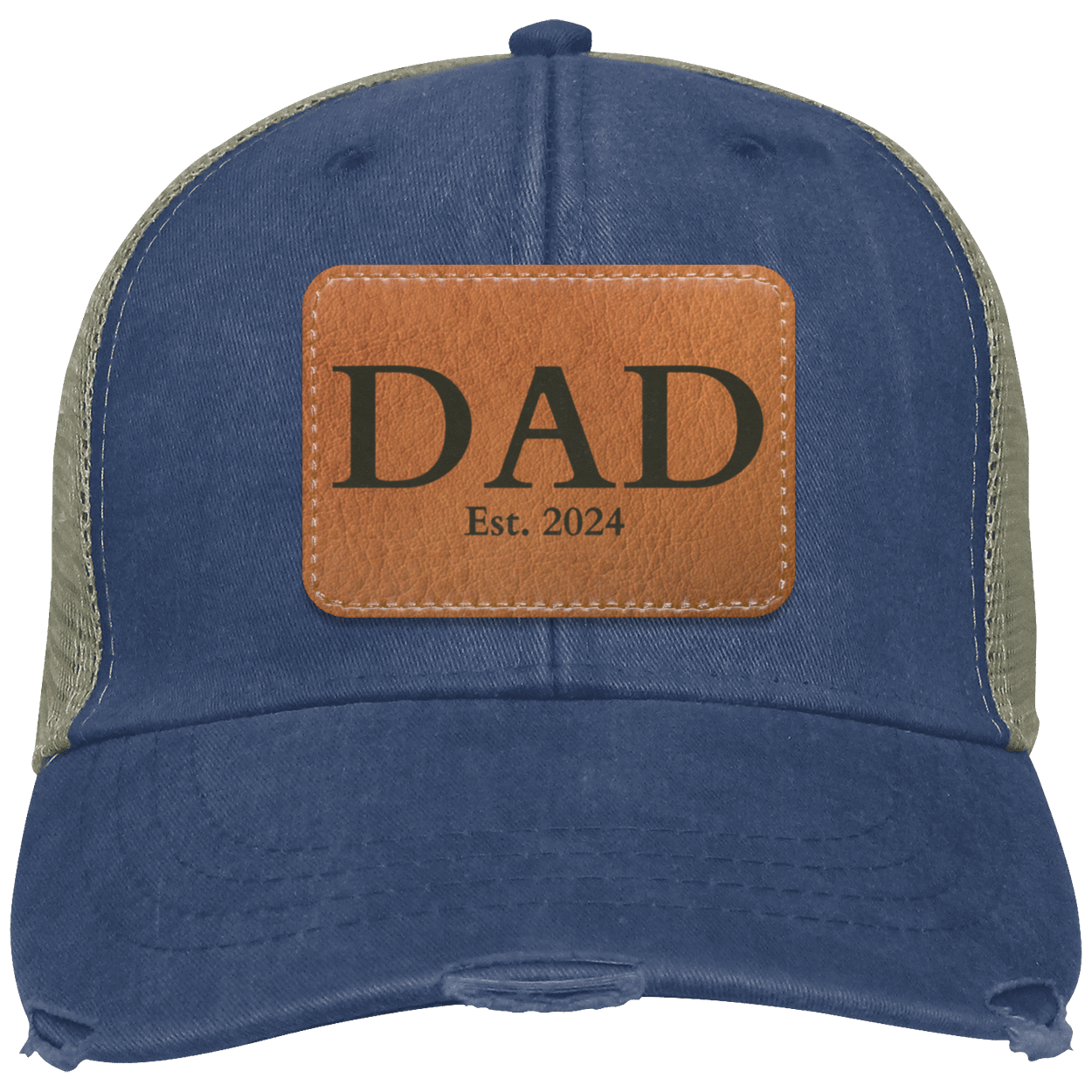 Fatherhood Established Cap - Patch, Father's Day Gift from Son Daughter