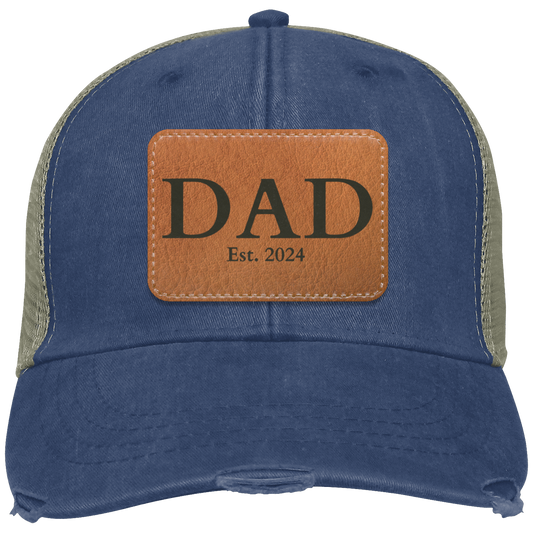 Fatherhood Established Cap - Patch, Father's Day Gift from Son Daughter