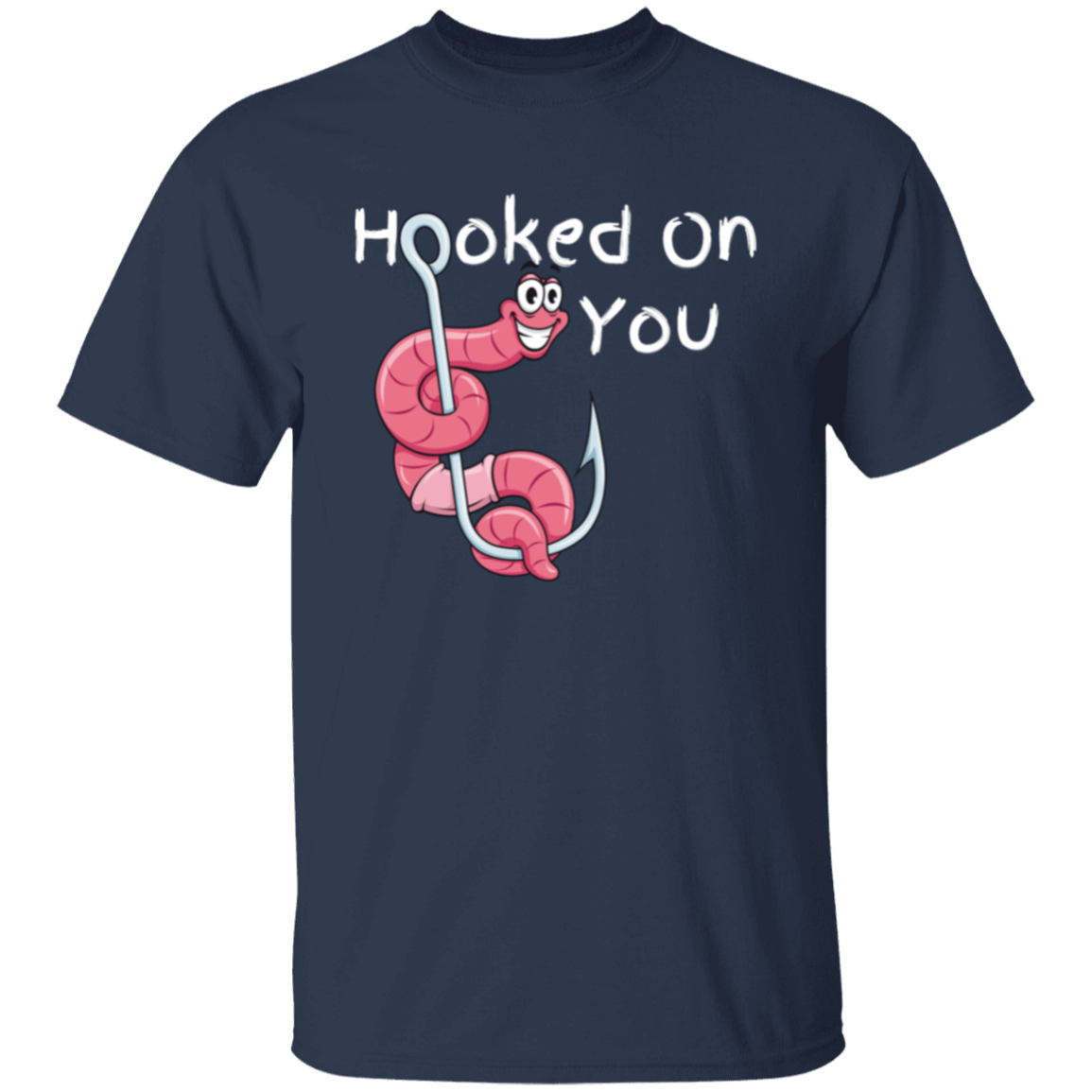 Hooked On You T-Shirt For Couples