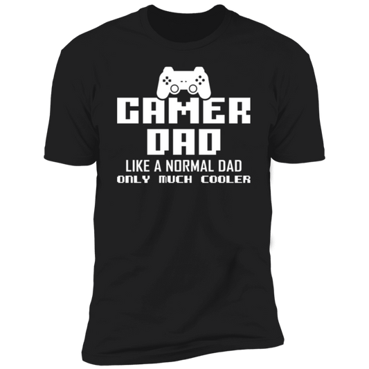 Gamer Dad Gift for Dad Premium Short Sleeve T-Shirt, Present for Dad, Father's Day Gift for Dad