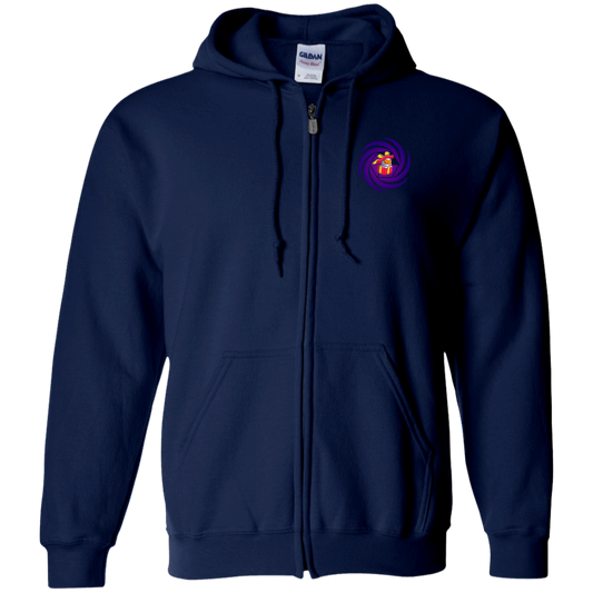 Giftbox Galaxy Zip Up Hooded Sweatshirt