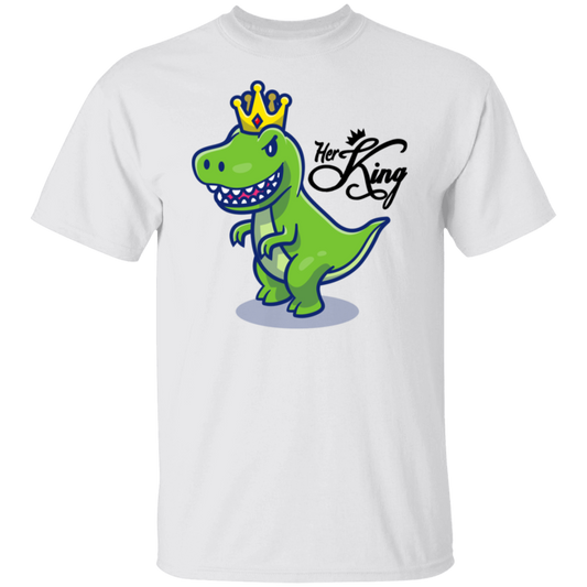 Her King Rex - Matching Couples Valentines Day T-Shirt