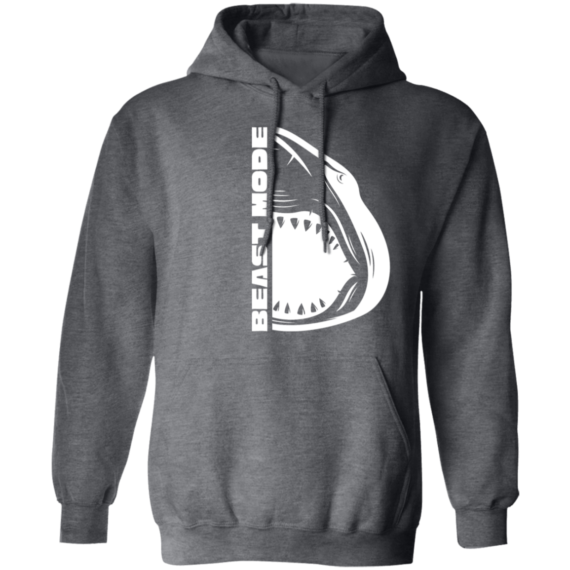 Gym Animal Beast Mode Shark Pullover Hoodie