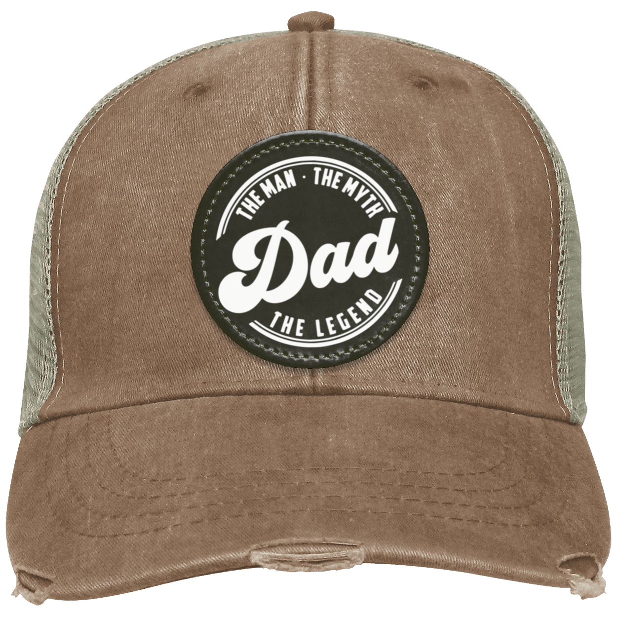 The Man, The Myth, The Legend: Dad Circular Patch Cap