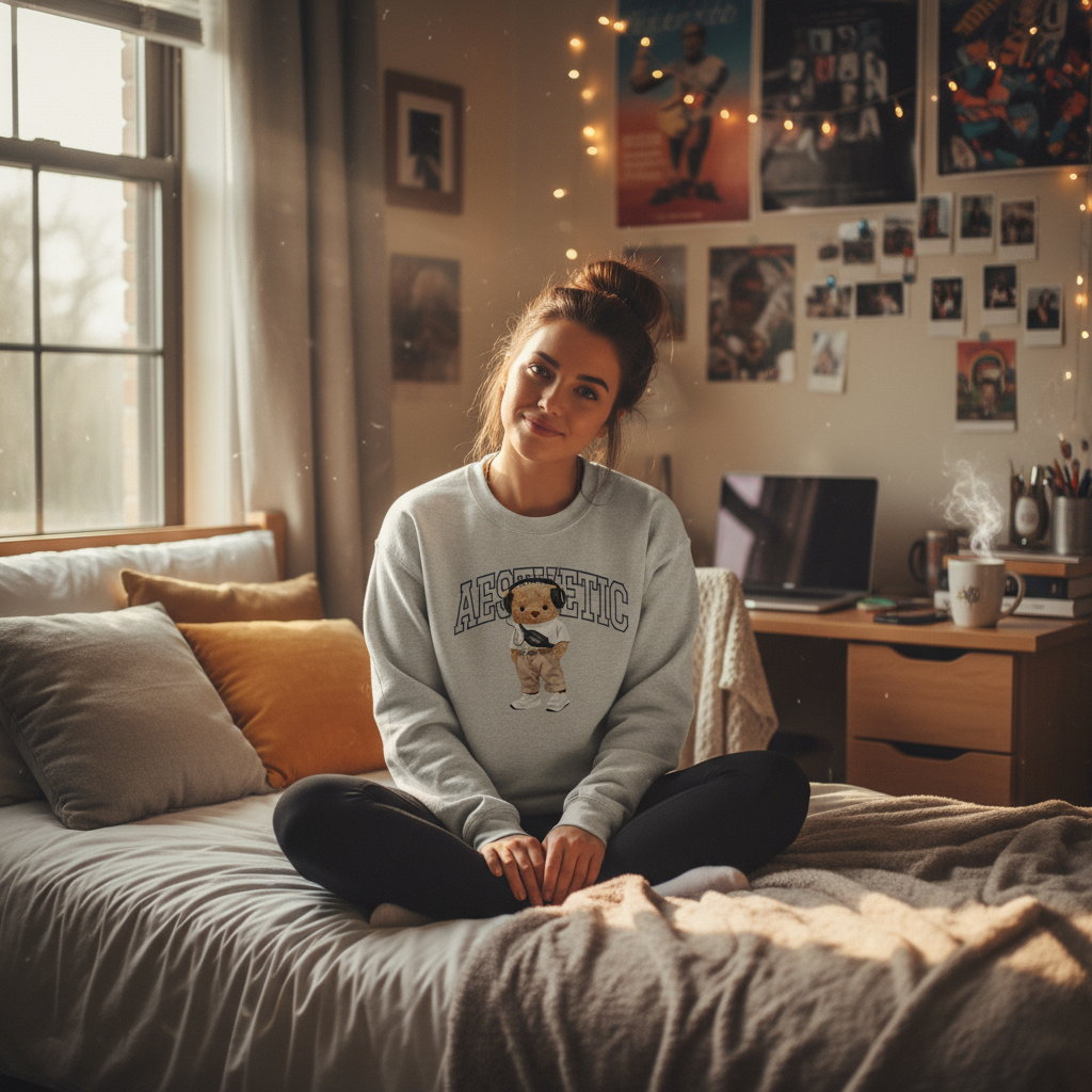 Aesthetic Bear Sweatshirt