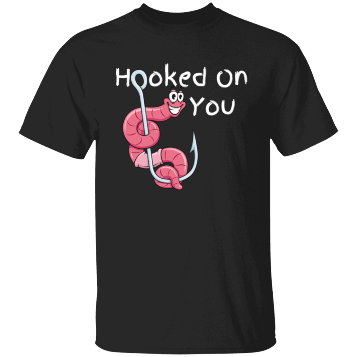 Hooked On You T-Shirt For Couples