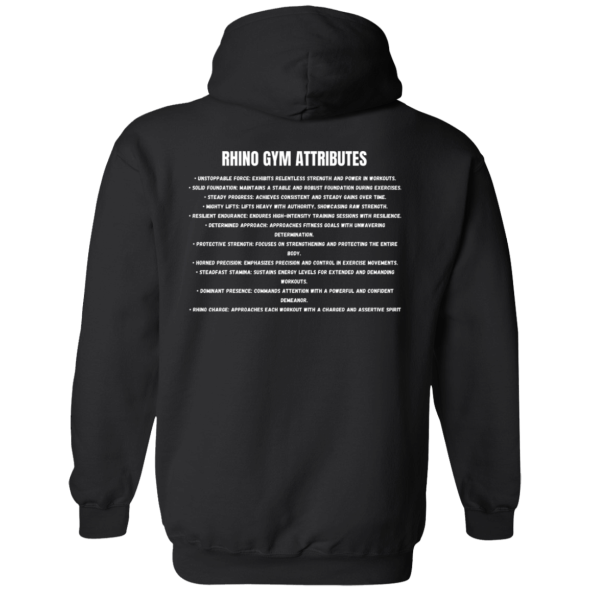 Gym Animal Beast Mode Rhino Pullover Hoodie