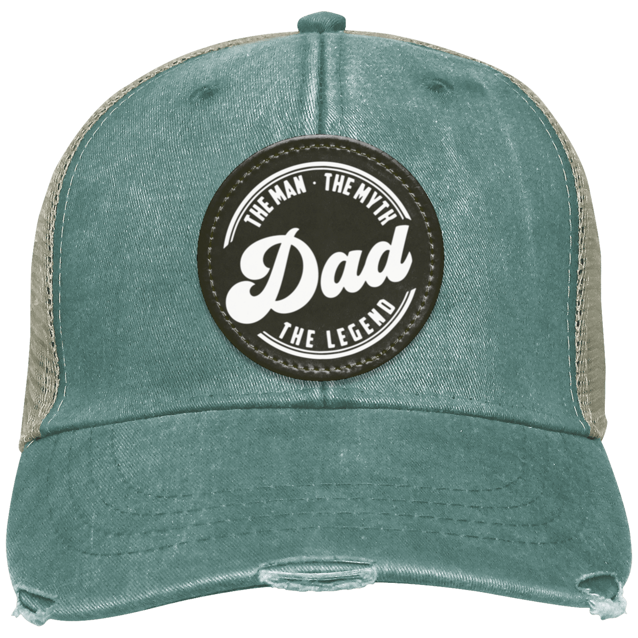 The Man, The Myth, The Legend: Dad Circular Patch Cap