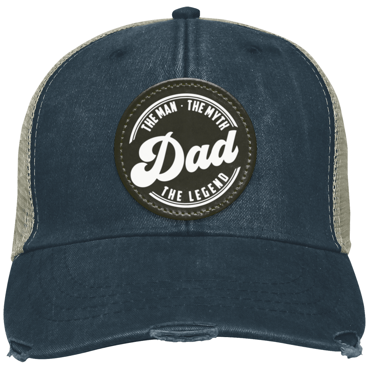 The Man, The Myth, The Legend: Dad Circular Patch Cap