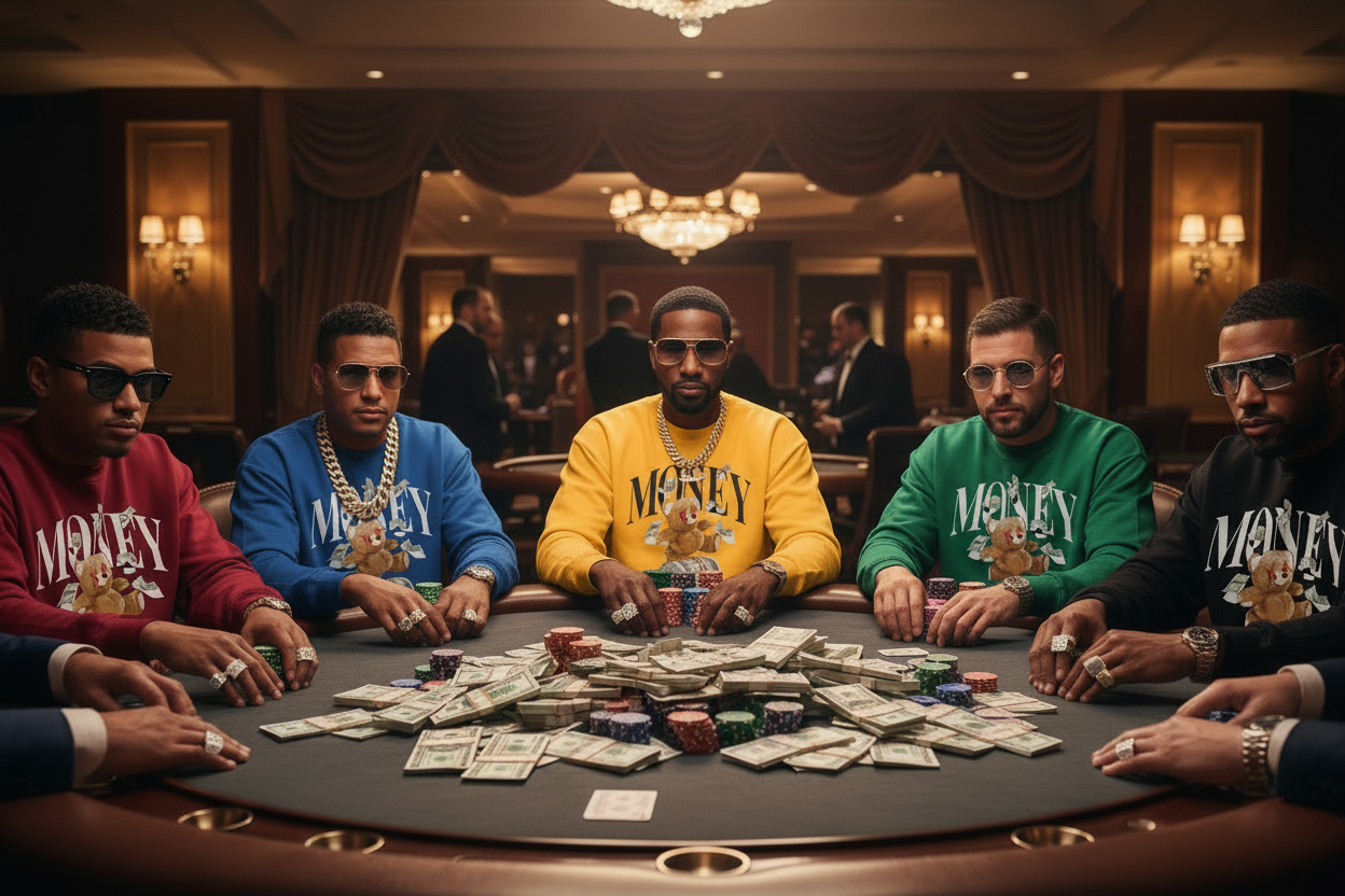Money Teddy Sweatshirt – Cash Flow Club