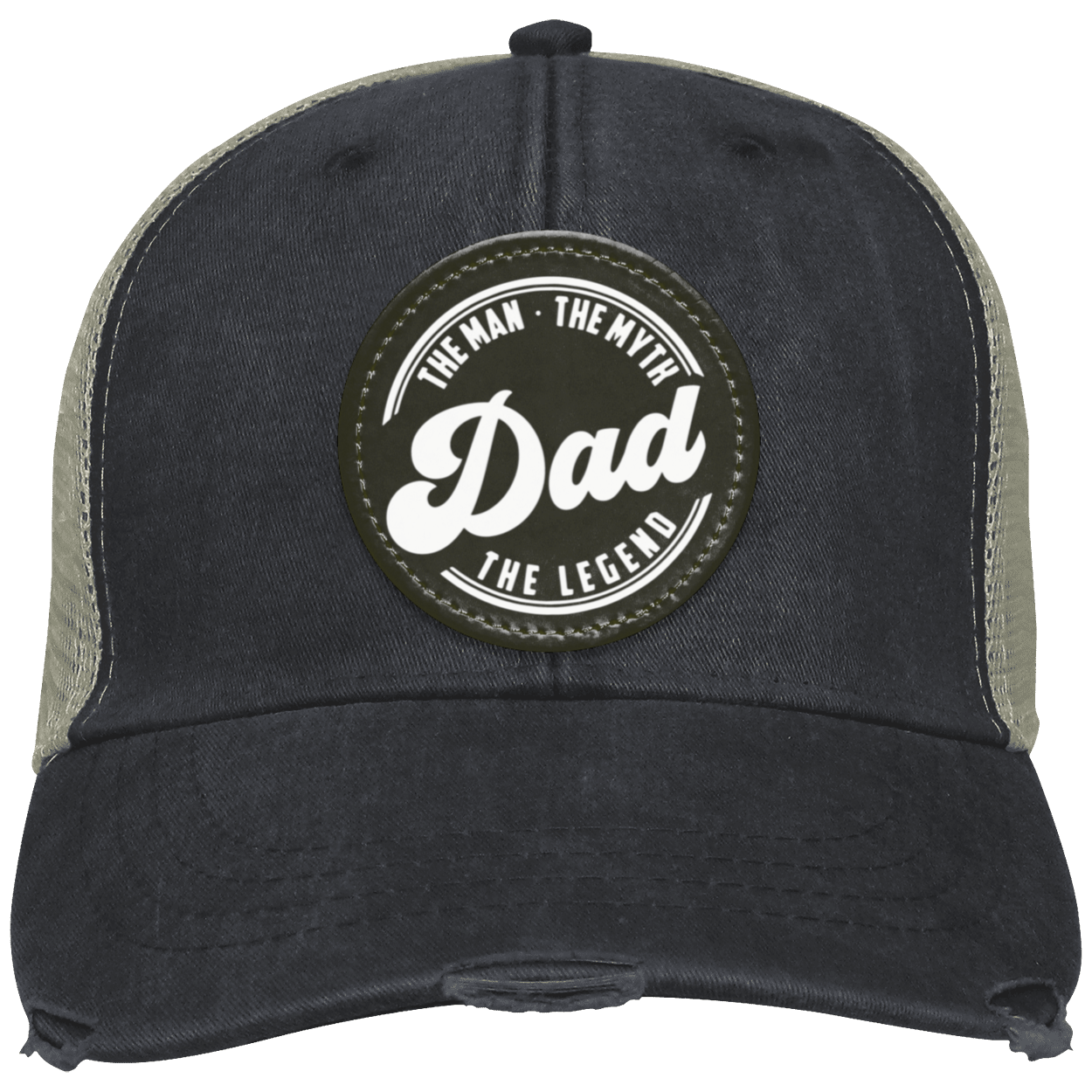 The Man, The Myth, The Legend: Dad Circular Patch Cap