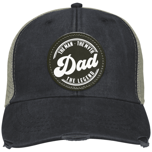 The Man, The Myth, The Legend: Dad Circular Patch Cap