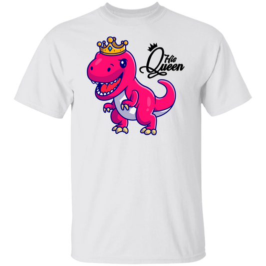 His Queen Dinosaur Matching Couples Valentines Day T-Shirt
