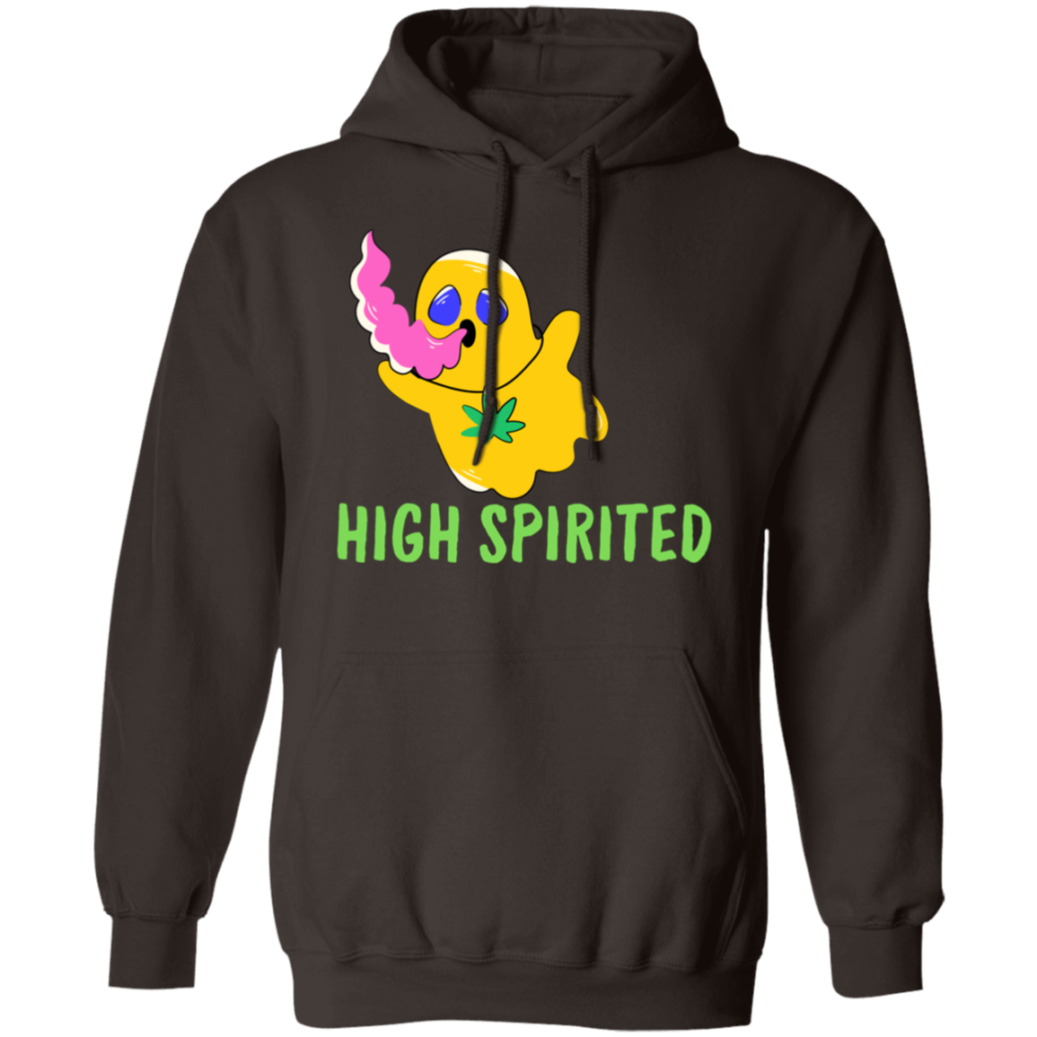 High Spirited Ghost Pullover Hoodie