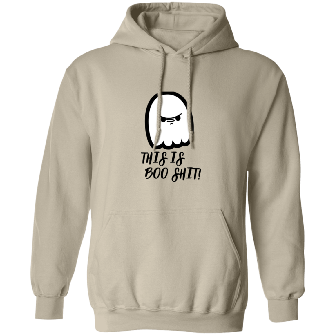 This Is Boo Shit Mad Ghost Funny Cute Pullover Hoodie