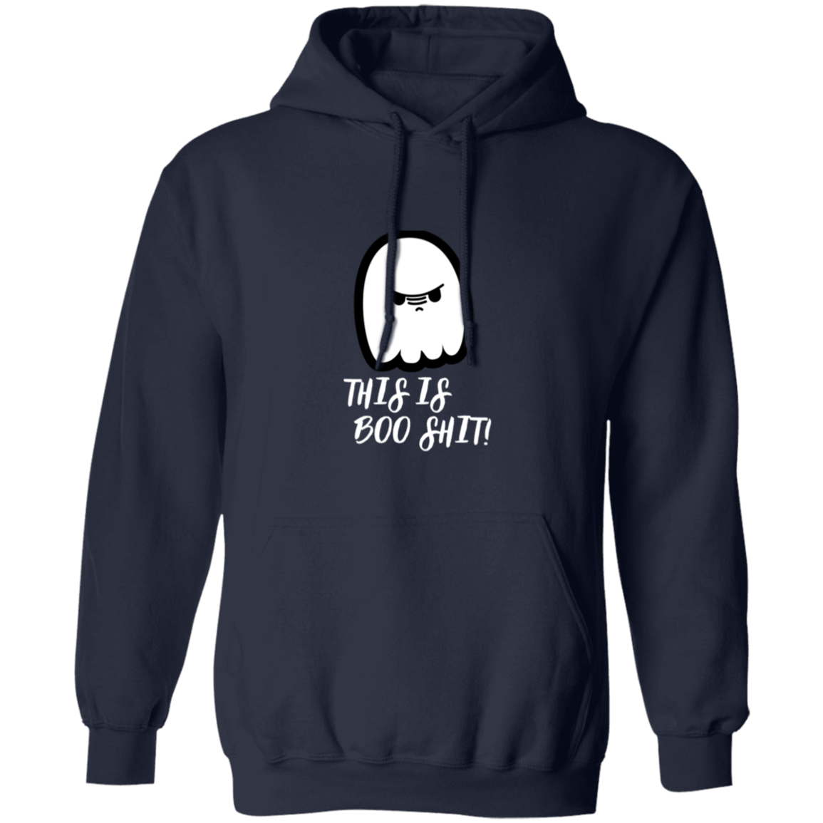 This Is Boo Shit Mad Ghost Funny Cute Pullover Hoodie