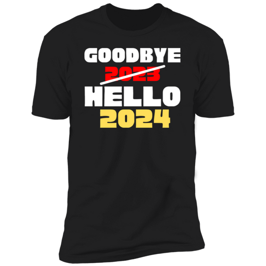 Goodbye 2023 Hello 2024 T-Shirt