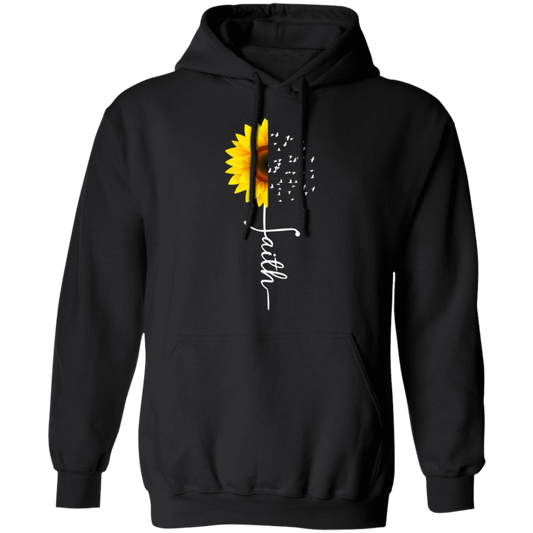 Faith Sunflower Birds Pullover Hoodie