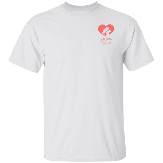 Father's Day Shirt Customized You & Me Heart T-Shirt