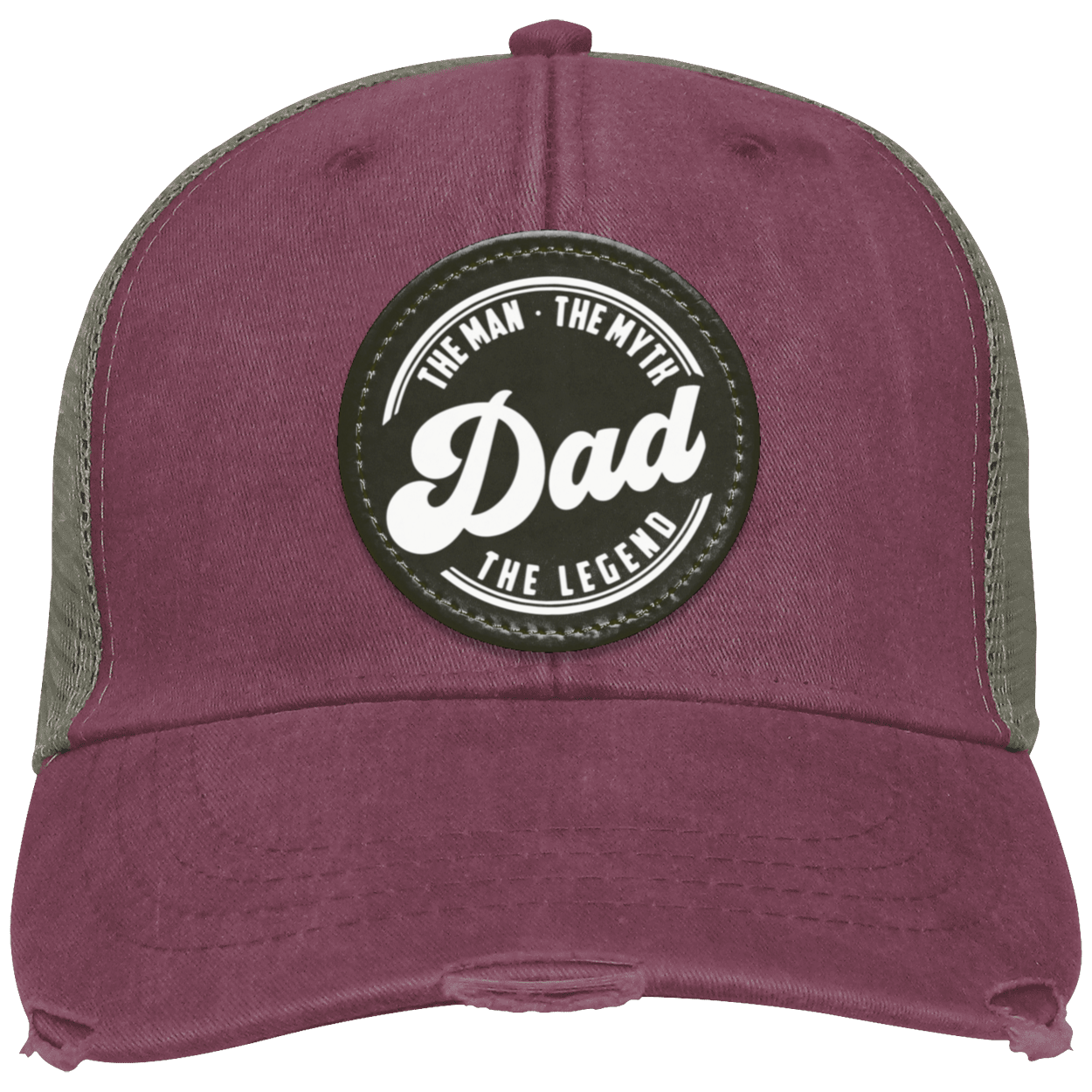 The Man, The Myth, The Legend: Dad Circular Patch Cap