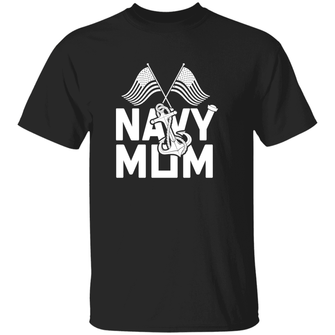 Navy Mom Comfy 5.3 oz. T-Shirt