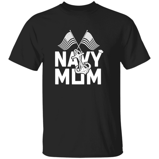 Navy Mom Comfy 5.3 oz. T-Shirt