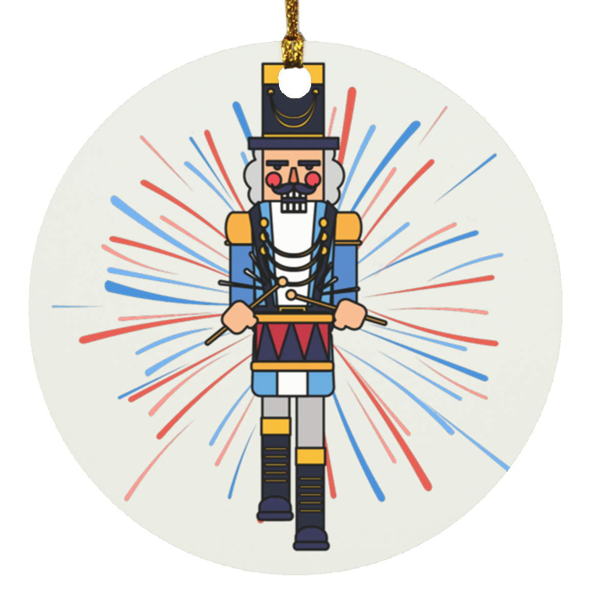 Nut Cracker 6 Blue Drummer