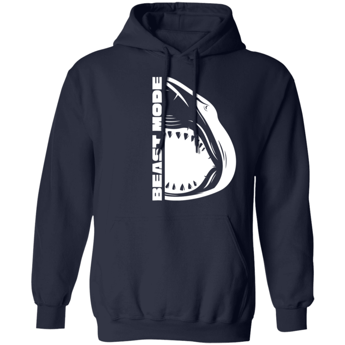 Gym Animal Beast Mode Shark Pullover Hoodie