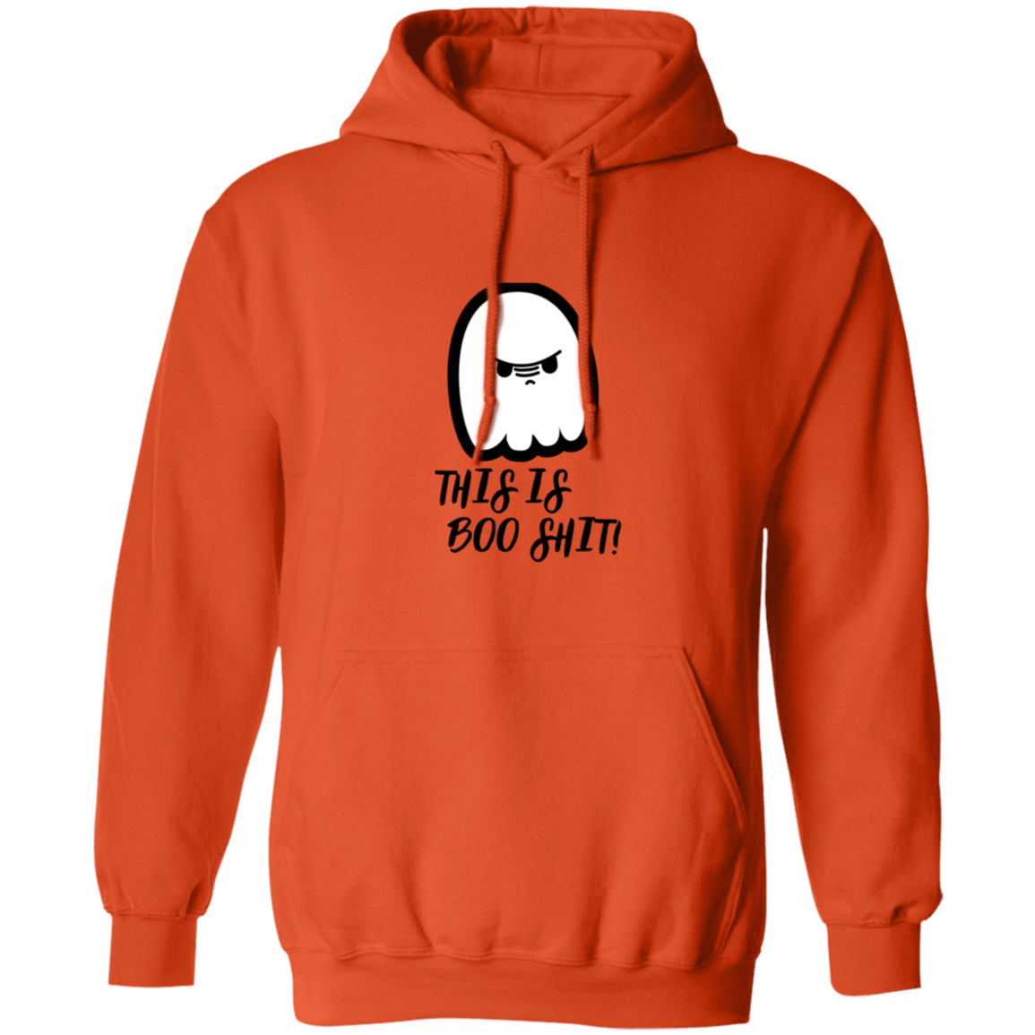This Is Boo Shit Mad Ghost Funny Cute Pullover Hoodie