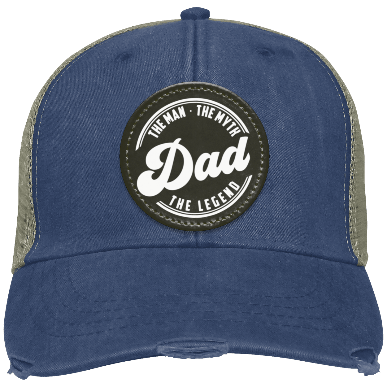 The Man, The Myth, The Legend: Dad Circular Patch Cap