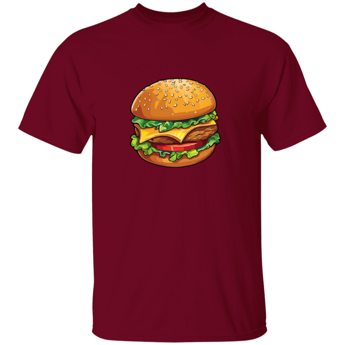 Couples Matching Valentines Hamburger & Fries T-Shirt