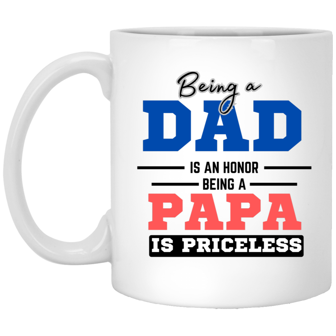 Papa's Pride 11oz White Mug