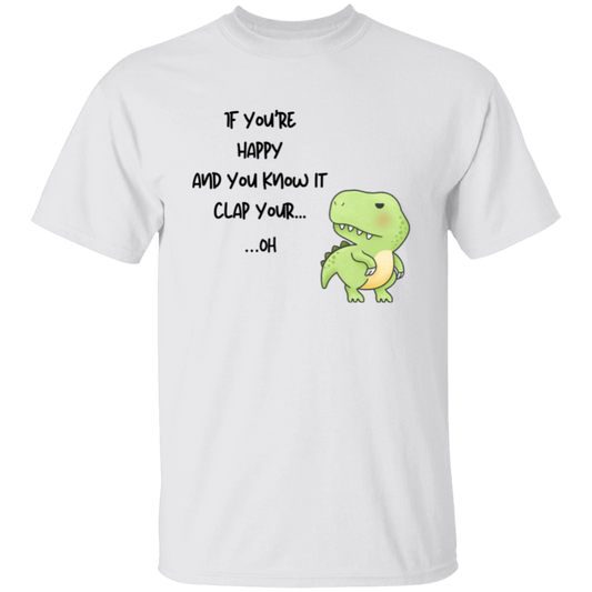 Clapless Carnivore Funny T-Rex Nursery Rhyme T-Shirt