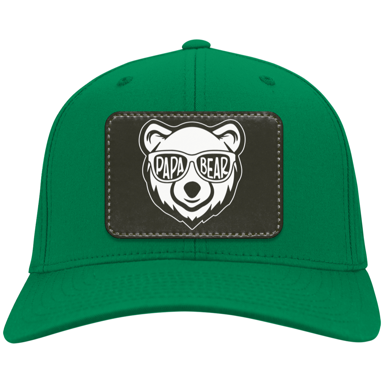 Papa Bear Comfortable Twill Cap - Patch, Gift for Dad, Birthday Gift for Dad, Father's Day Gift for Dad