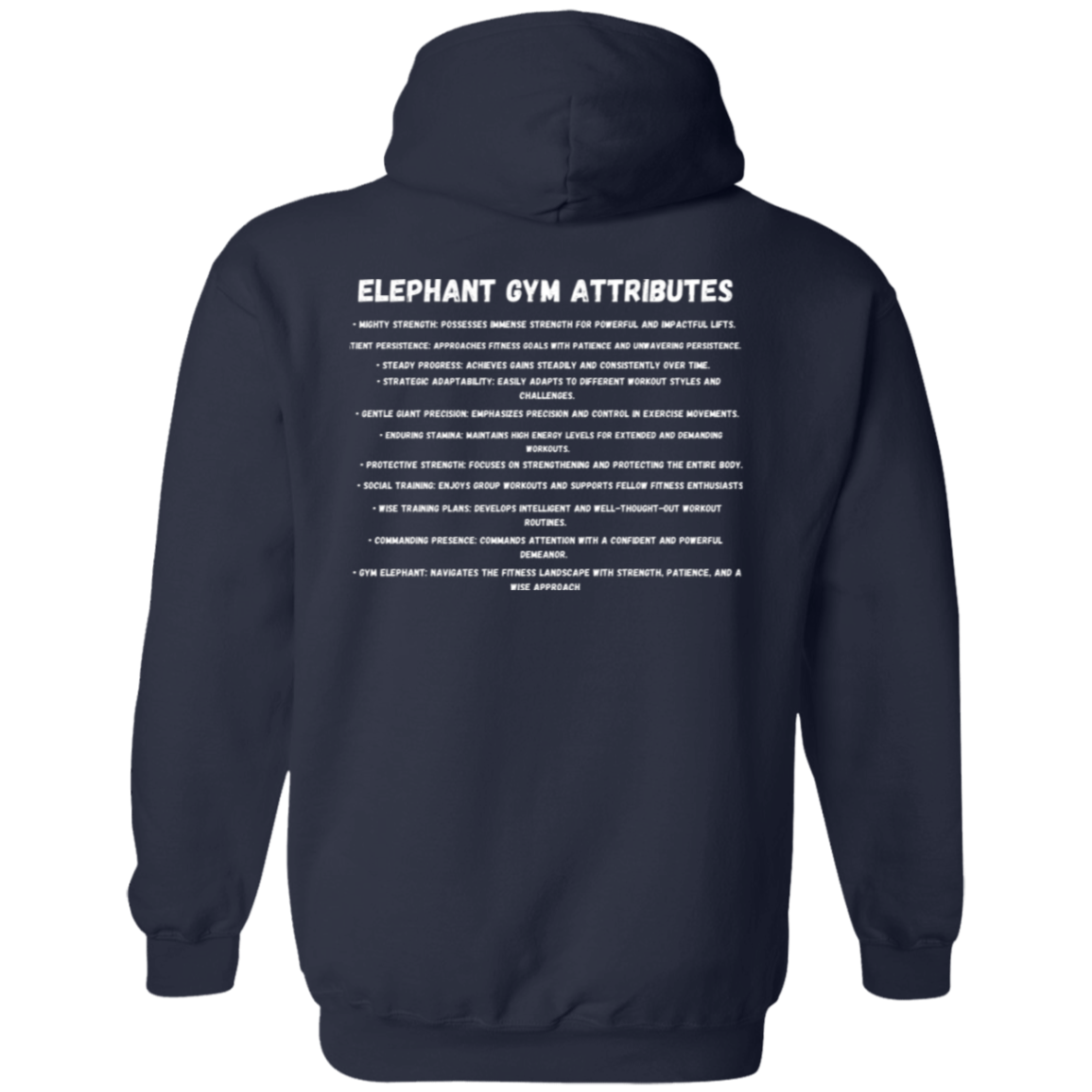 Gym Animal - Beast Mode Elephant - Pullover Hoodie
