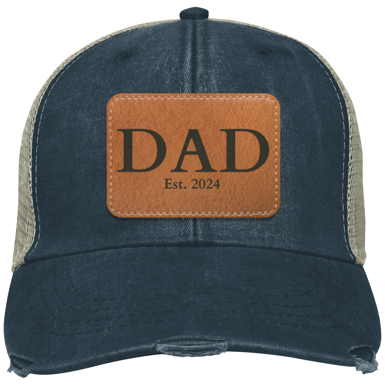 Fatherhood Established Cap - Patch, Father's Day Gift from Son Daughter