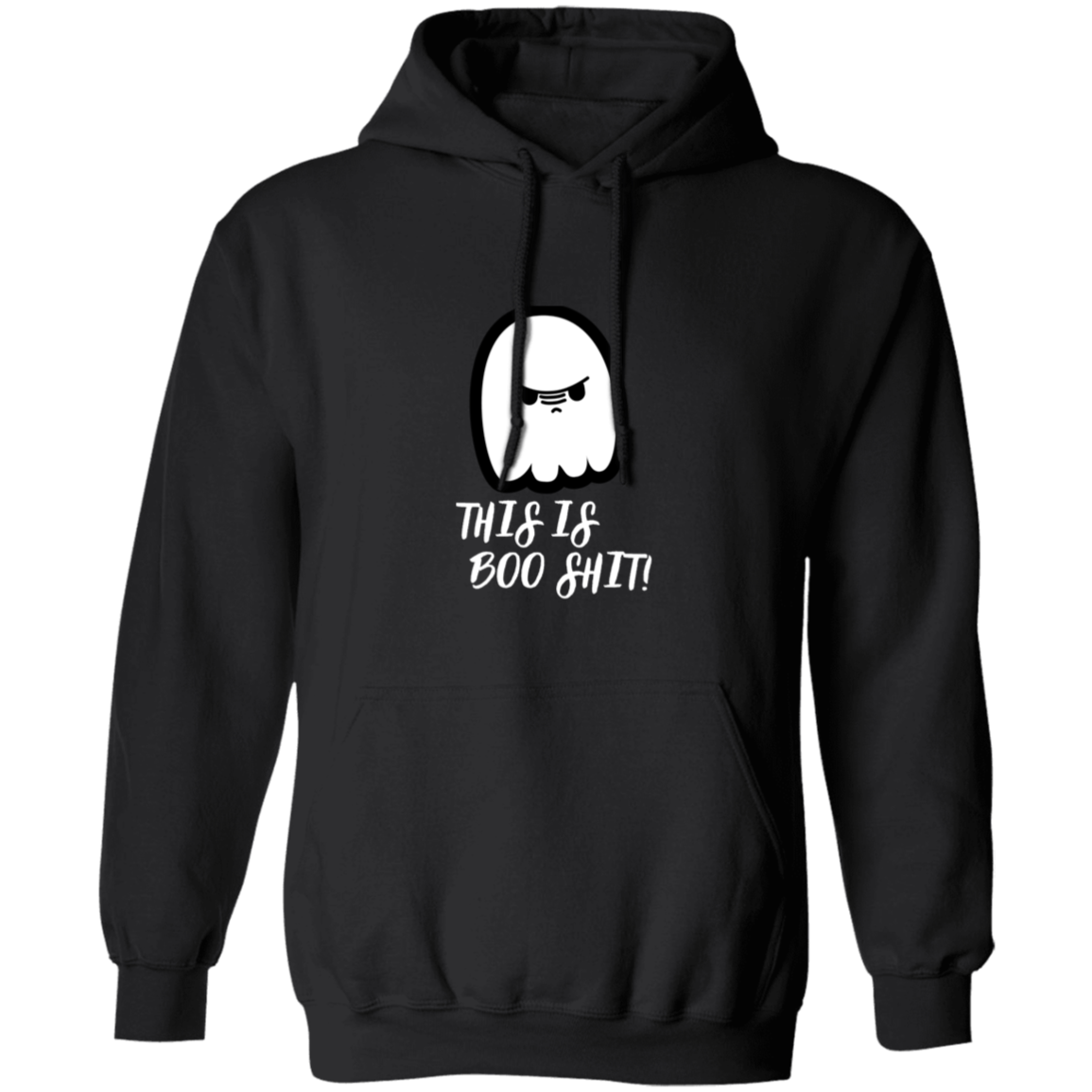 This Is Boo Shit Mad Ghost Funny Cute Pullover Hoodie