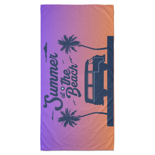 Summer at the Beach Towel - 35x70, Beach Life Towel
