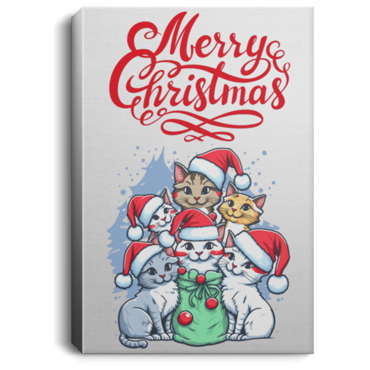 Christmas Cats Canvas