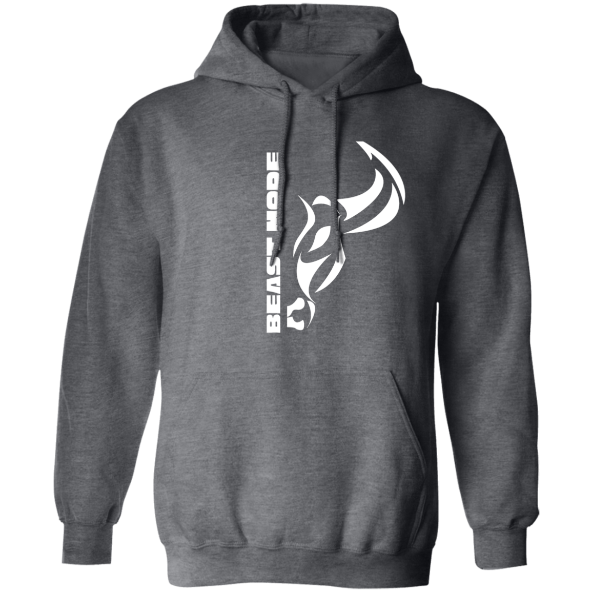 Gym Animal Beast Mode Bull Pullover Hoodie